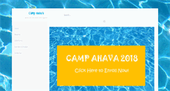 Desktop Screenshot of camp-ahava.com